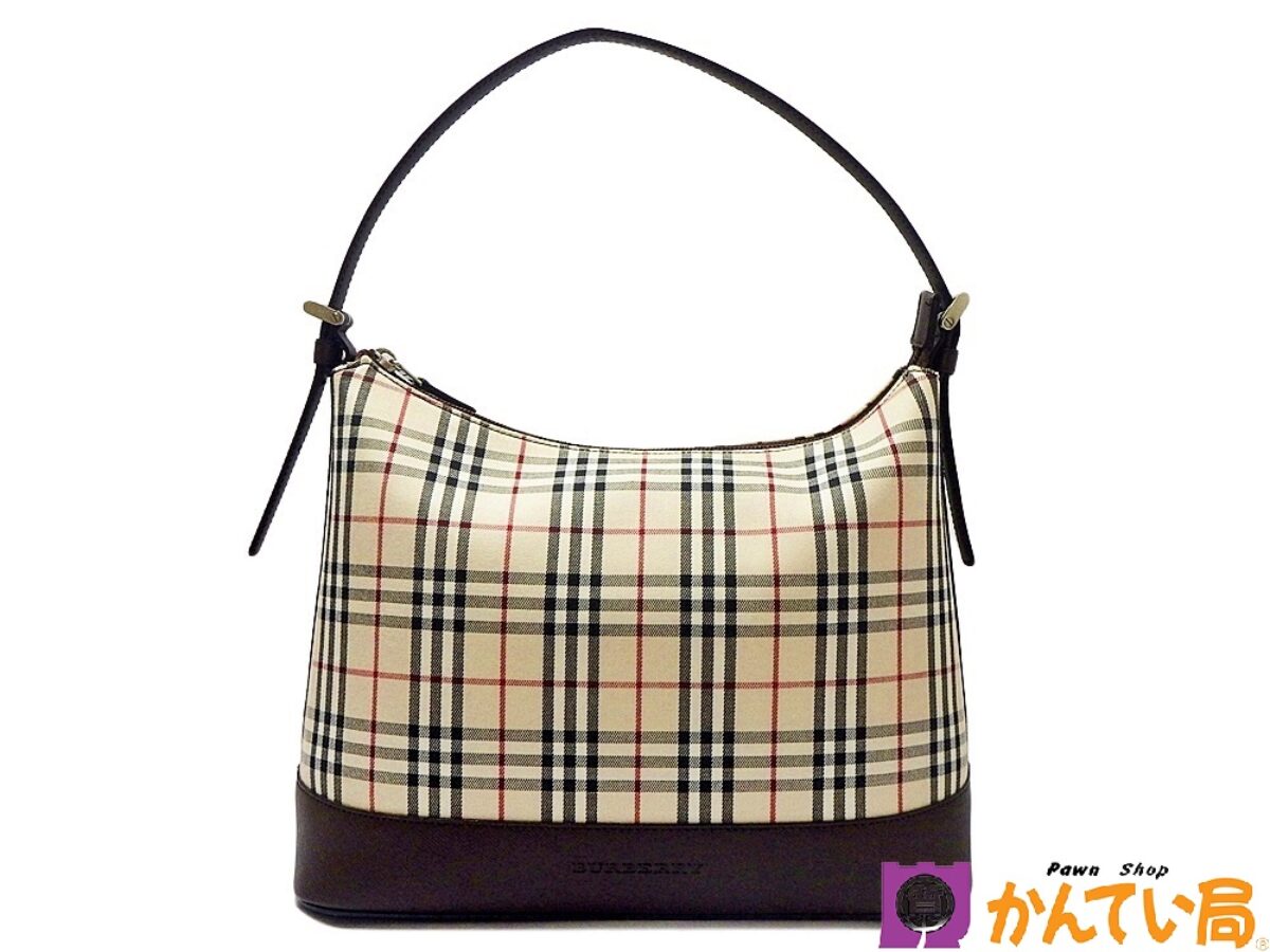 BURBERRY（バーバリー）》ノバチェック ワンショルダーバッグの買取