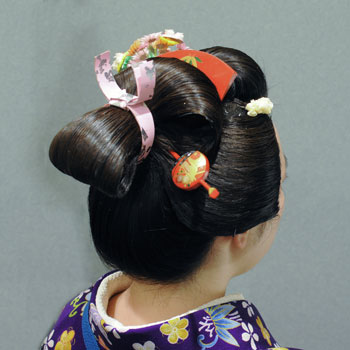 日本髪図鑑 065 つぶし島田 開店Ver.