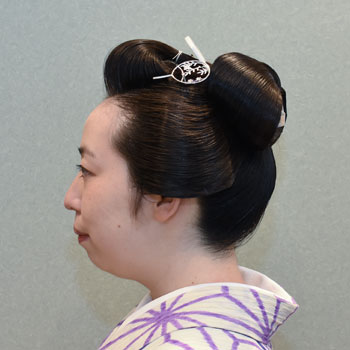 日本髪図鑑 177 銀杏返し