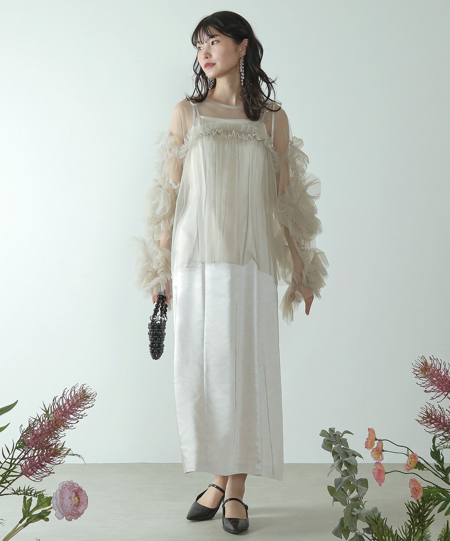 デコラティブチュールトップス / 結婚式 二次会 同窓会 成人式