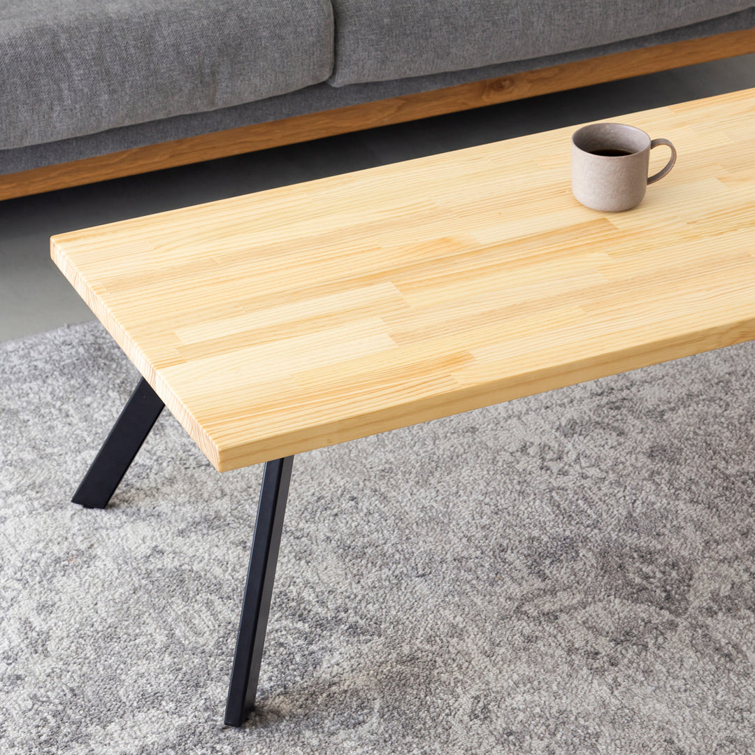 THE LOW TABLE / パイン × Black Steel – KANADEMONO