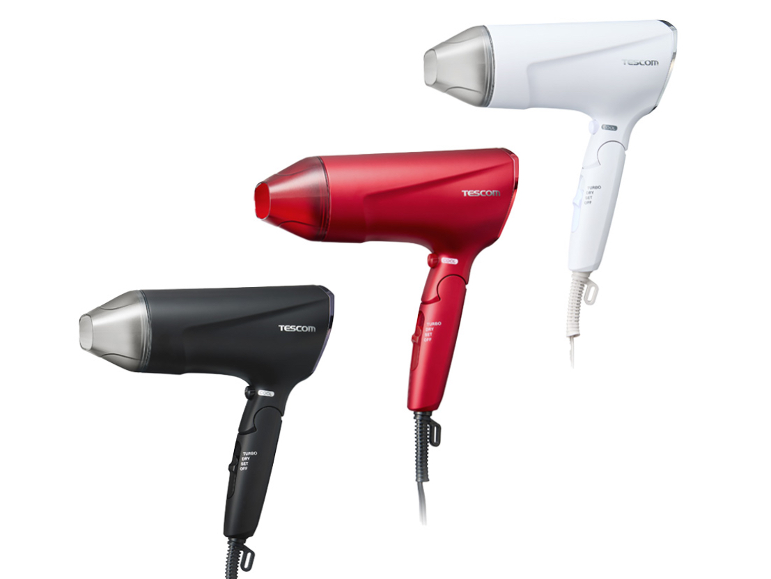 テスコム、腕が疲れにくい軽量速乾ドライヤー - 家電 Watch