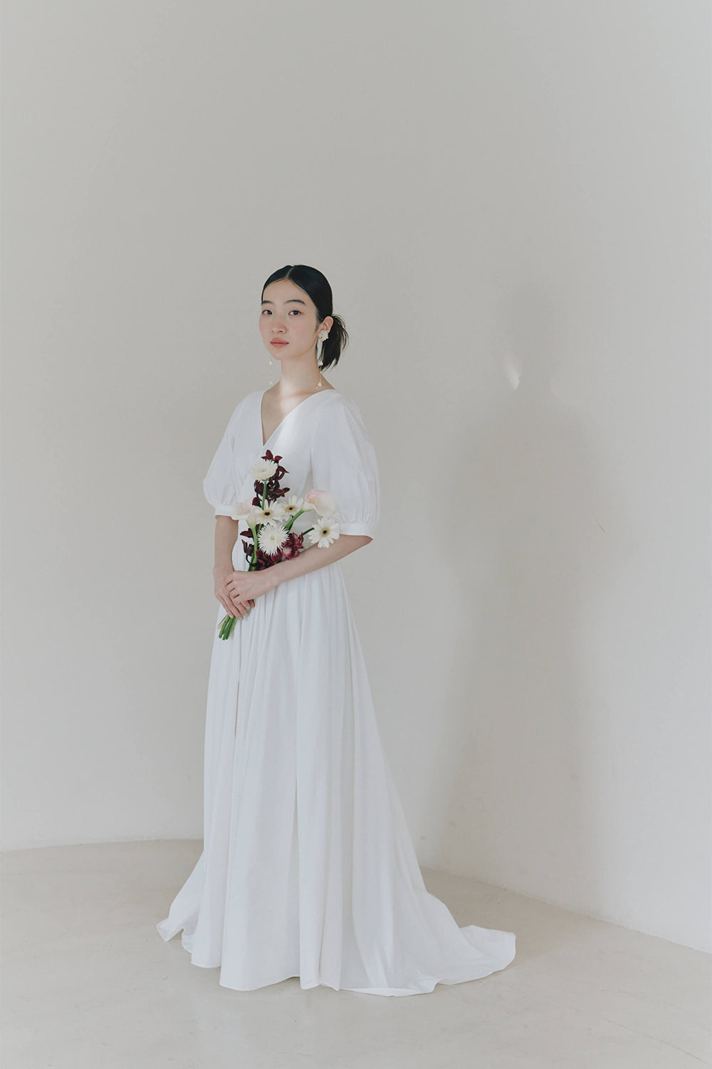 kaene公式オンラインストア タフタカシュクールドレス / 100725