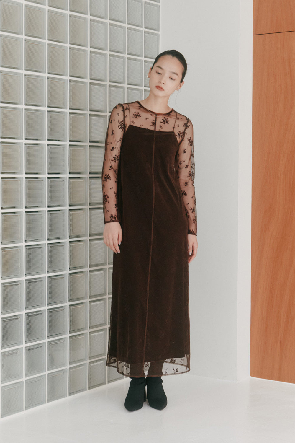 kaene公式オンラインストア フロッキーベロア2wayドレス / 100981 結婚