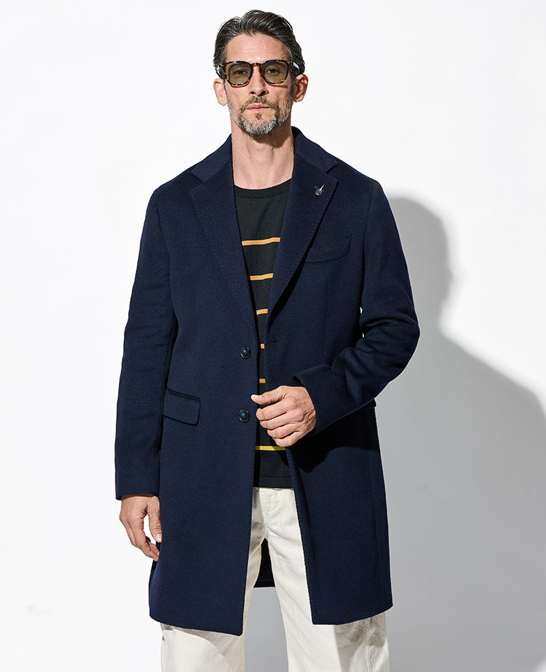 LEON別注 ウールカシミヤチェスターコート – 買えるLEON