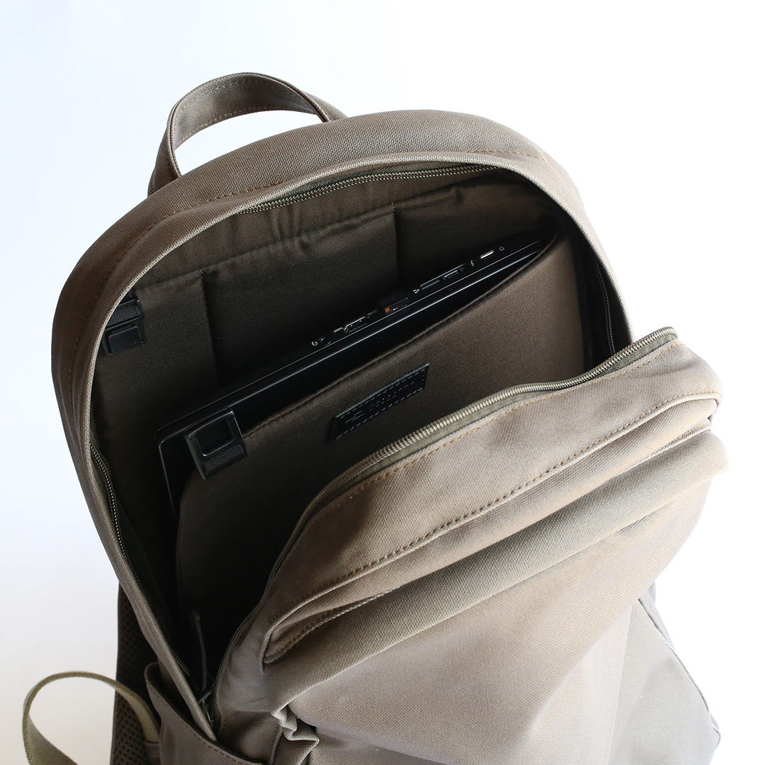 センニチ帆布のバックパック | 香久山鞄