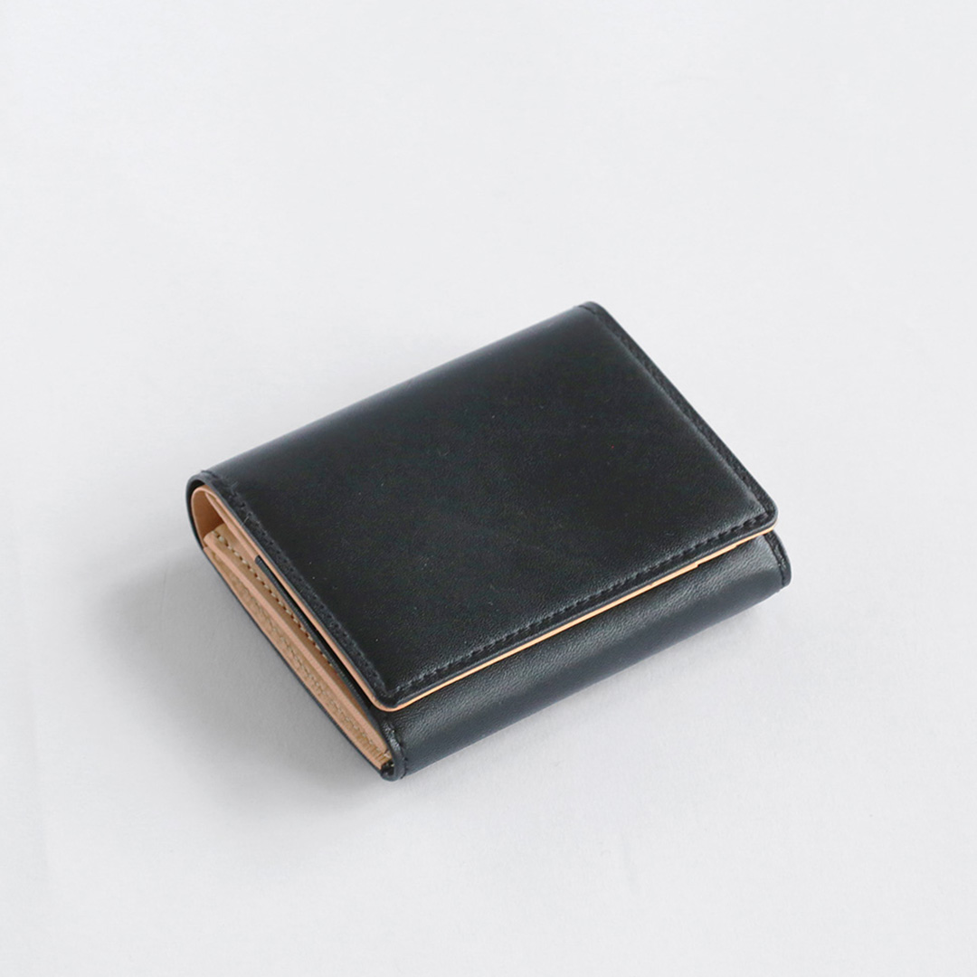 栃木レザー二つ折りミニ財布 | 香久山鞄