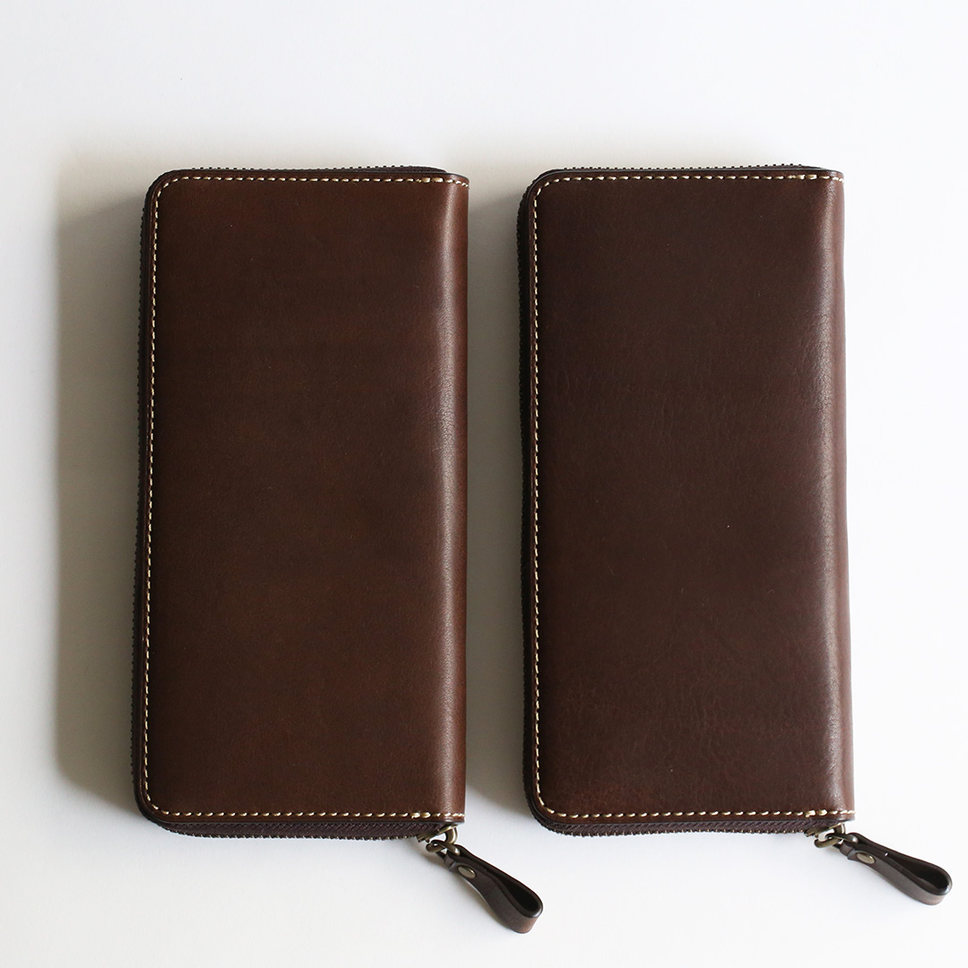 栃木レザー ラウンド長財布