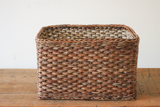 青森 あけび 収納かご (小松編み)