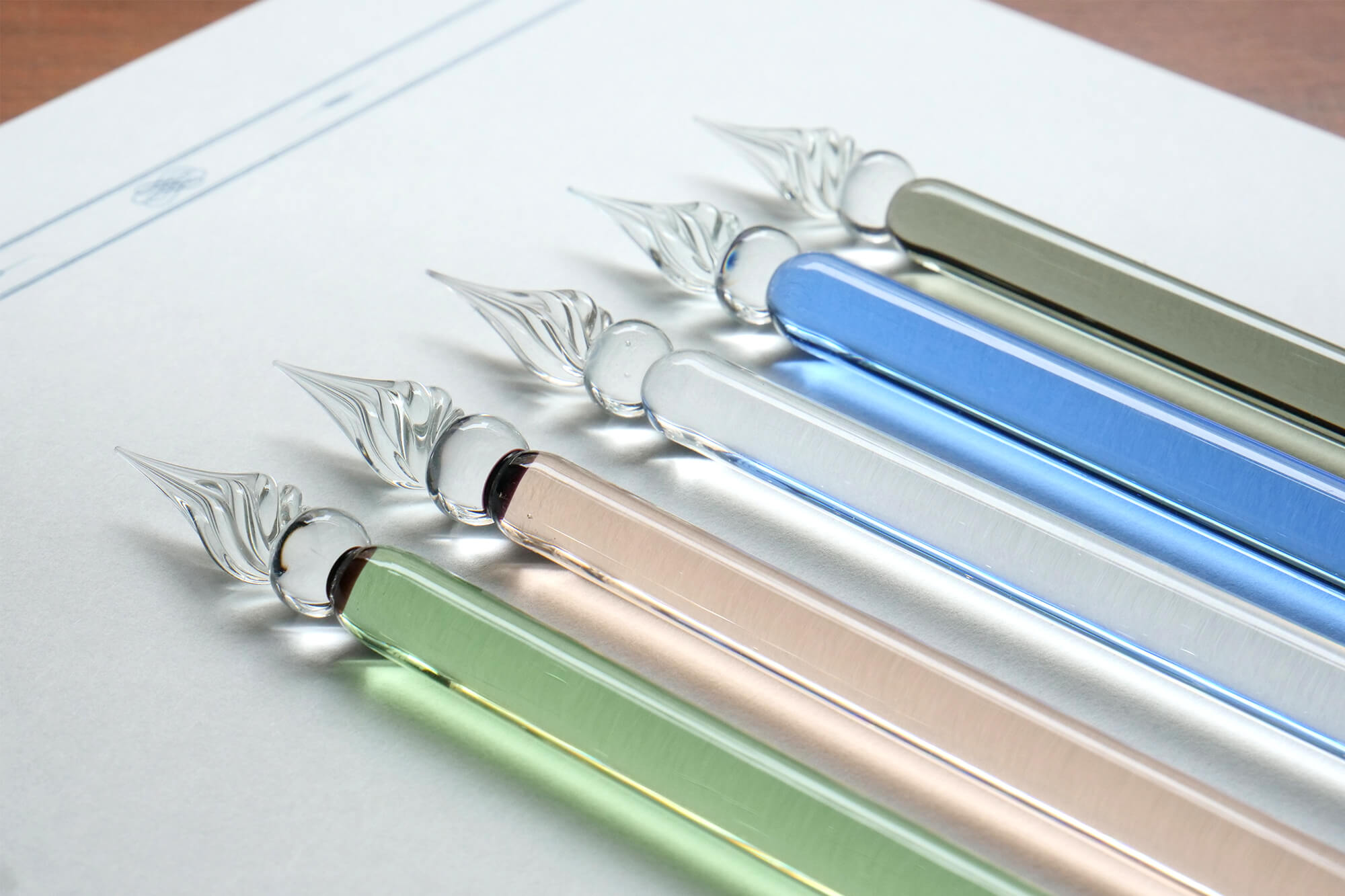 ラウシャガラスペン - Mint green – Kakimori