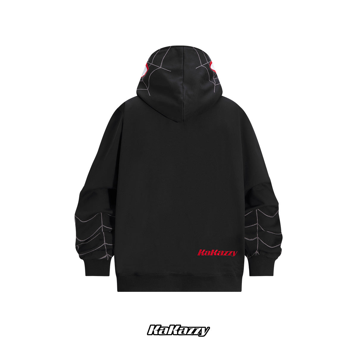 Kakazzy Full Zip Hoodie Black（Eyes Can See） – kakazzy