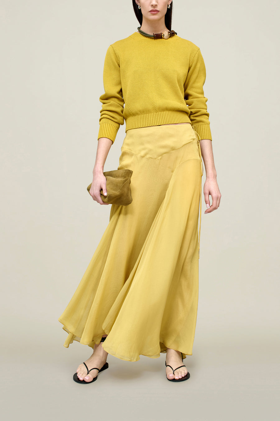 Alyse Gusset Skirt in Silk Chiffon – KALLMEYER