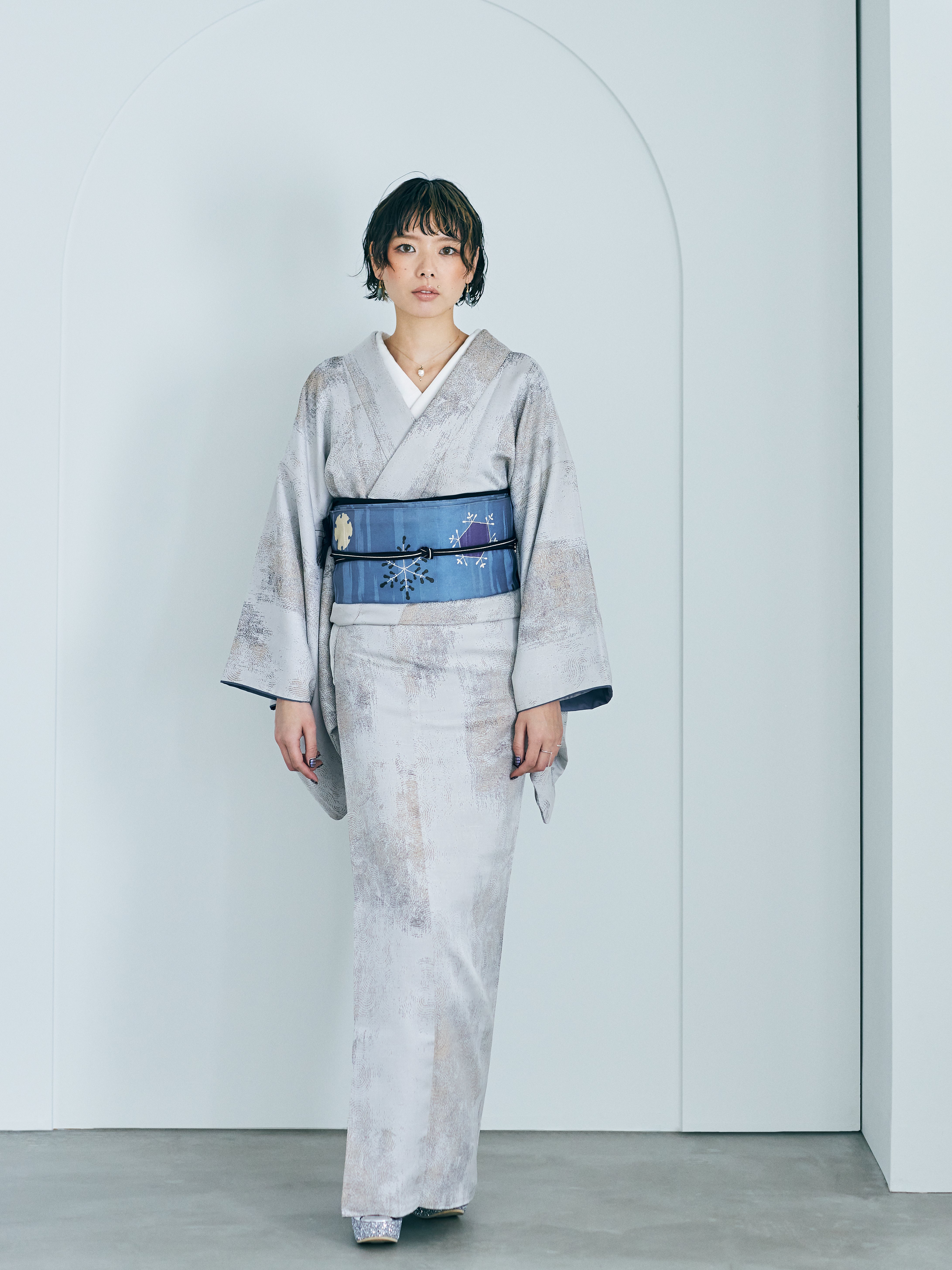 袋帯｜雪華文｜KAPUKI｜アンティーク復刻柄｜西陣織｜お仕立て代