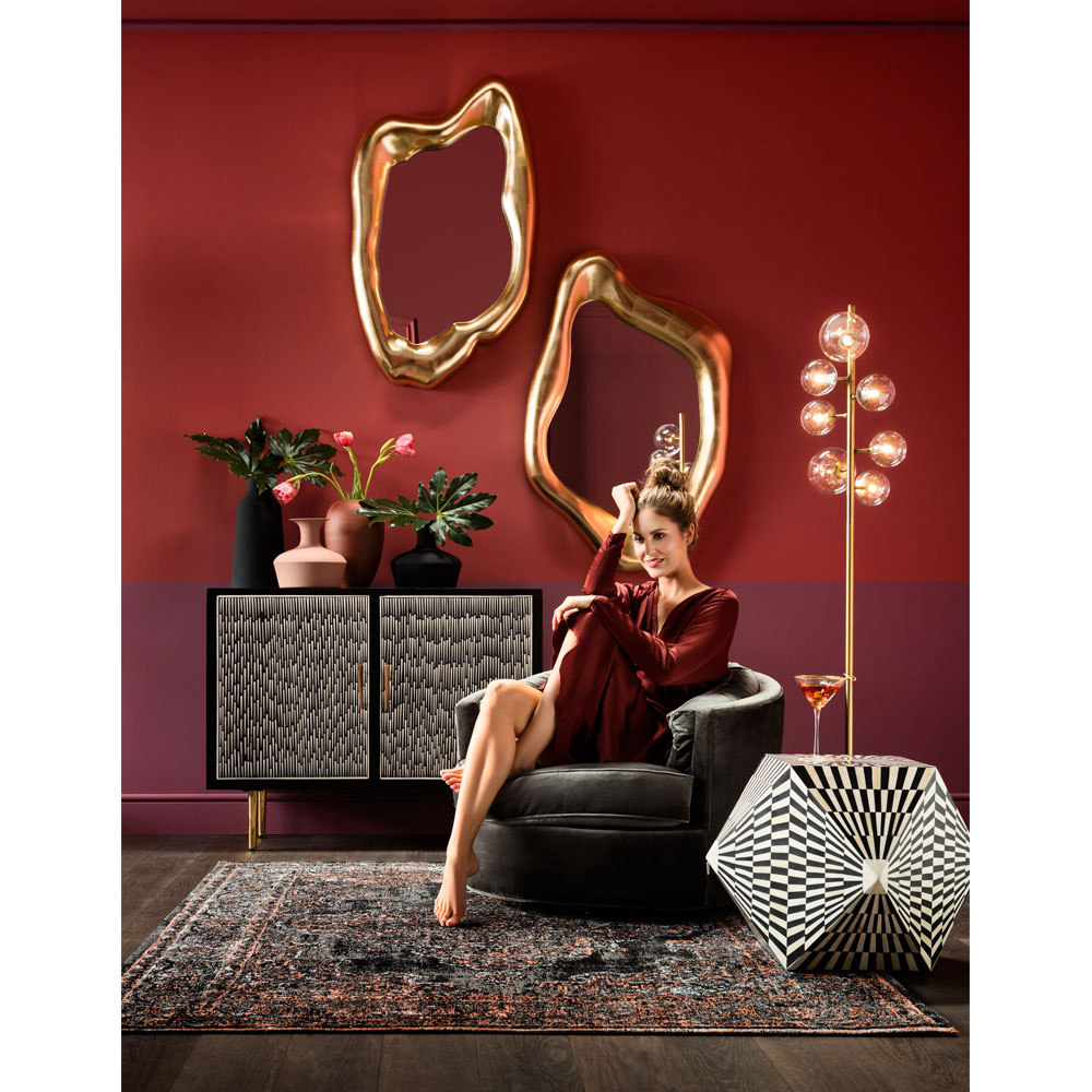 ホログラムゴールド119x76cm ミラー - ミラー・鏡の通販 ｜【KARE