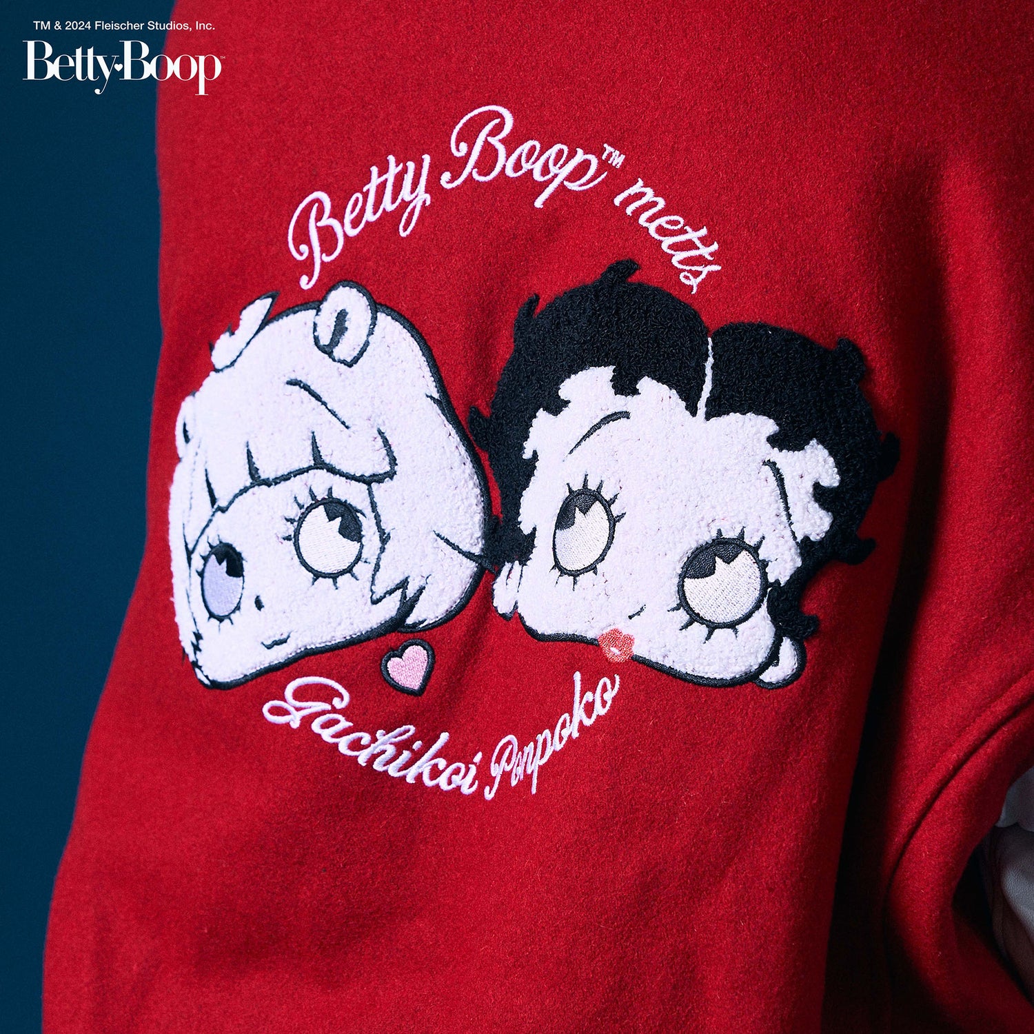 POKOPEA Collaboration】BETTY BOOP™ x ガチ恋ぽんぽこ Wool Melton