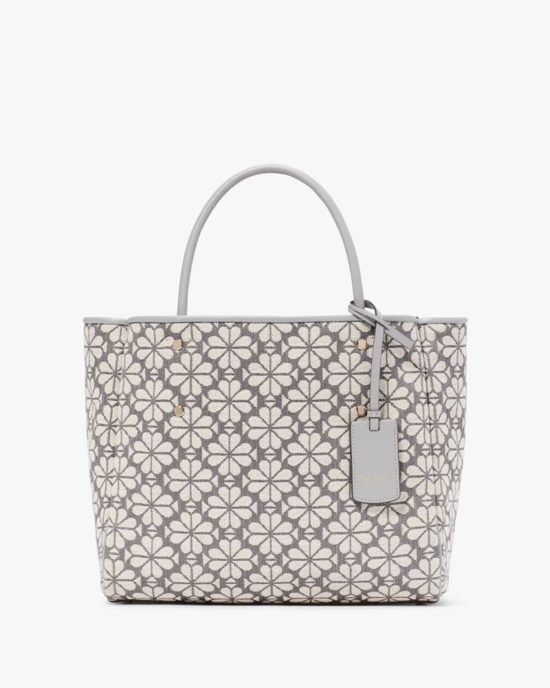 スペード フラワー ジャカード ミディアム エブリシング トート