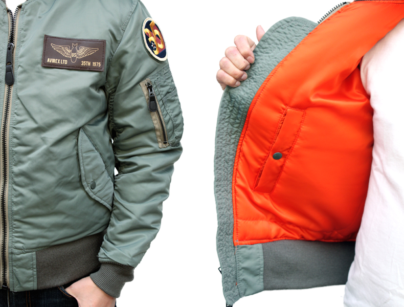 AVIREX アビレックス フライトジャケットMA-1 35TH 6102117