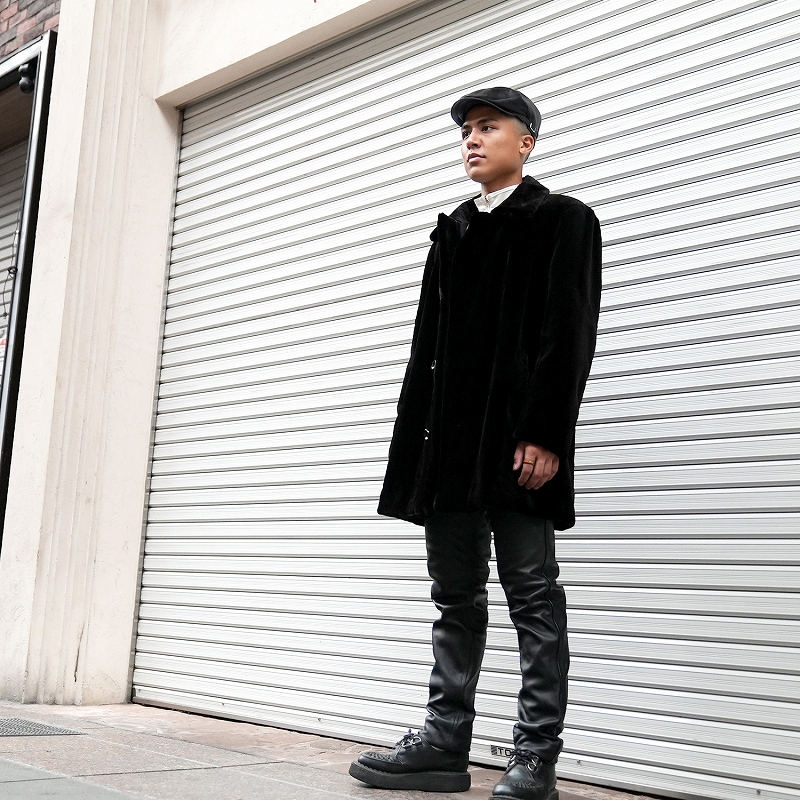 毛皮ジャケット メンズ ミンク ファージャケット フリーサイズ