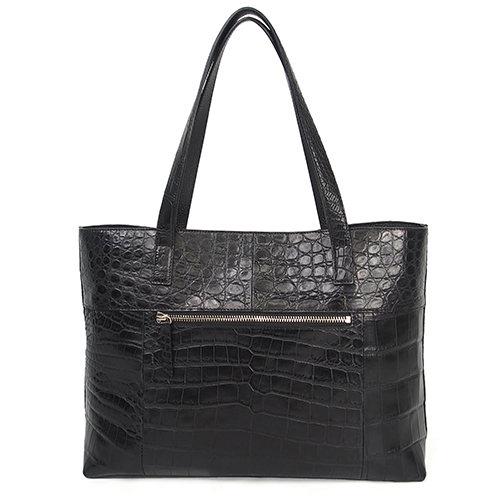 カワノバッグ / 【日本製】 センター取り マット クロコダイル トート