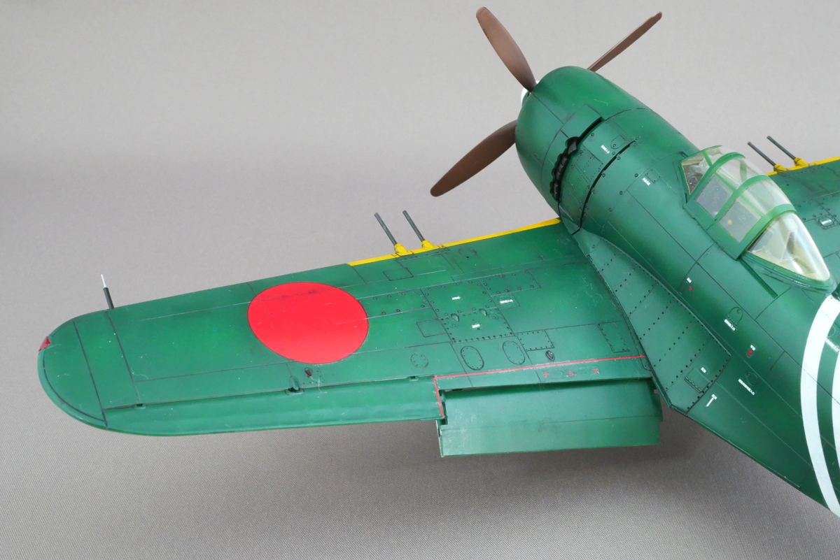 紫電改 後期型 川西 N1K2-J 大日本帝国海軍局地戦闘機 ハセガワ 1/48