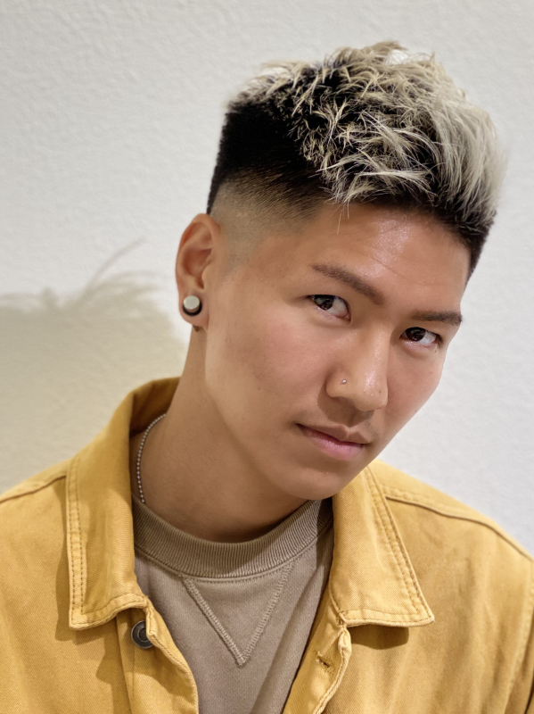 CREA深田】スキンフェード×無造作ショート｜カタログ｜神奈川・東京の