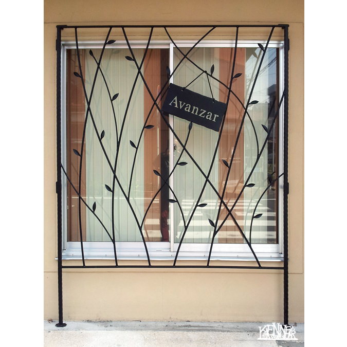 施工例 面格子No.7144 ロートアイアンなら株式会社Kenner ＜ケンナー＞