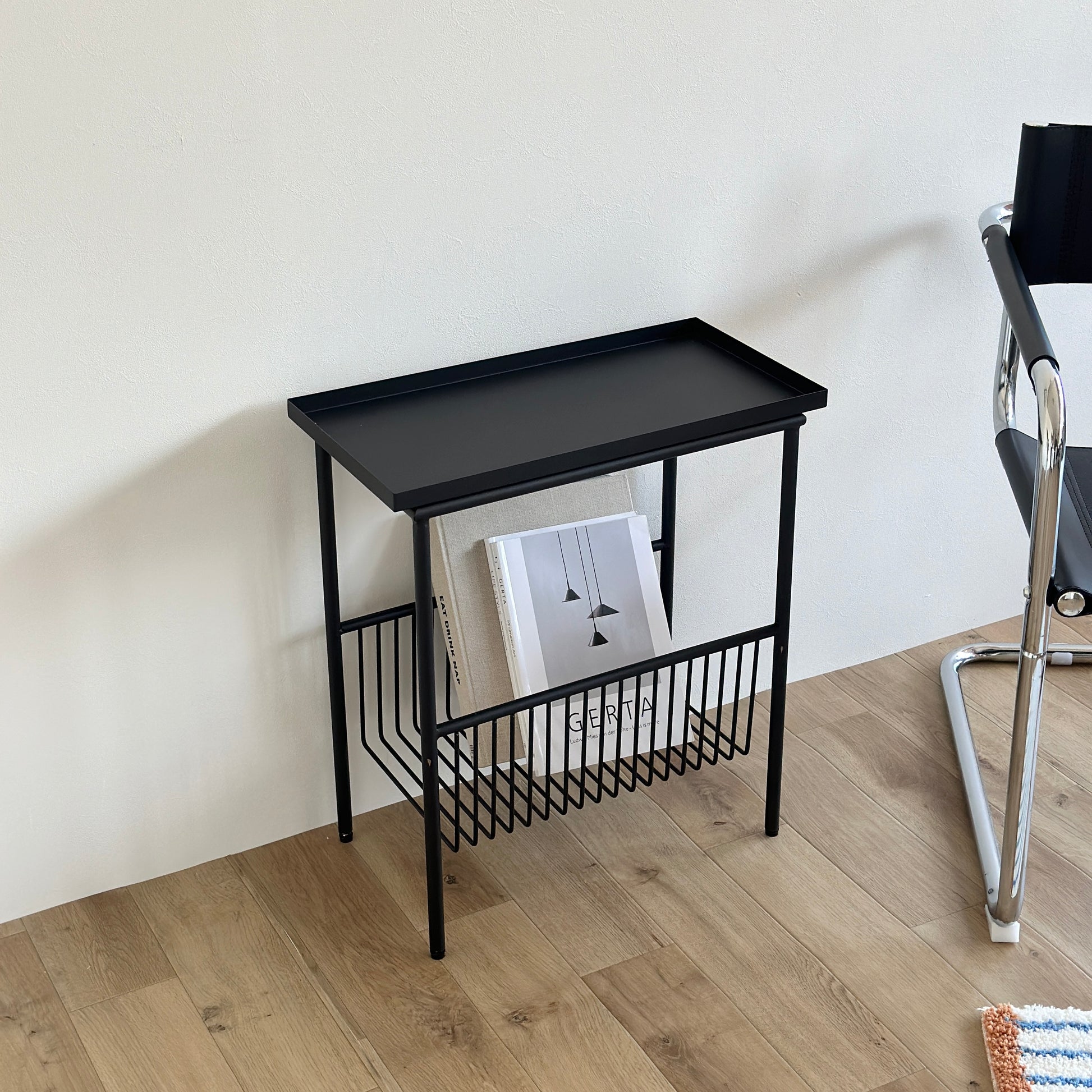 サイドテーブル｜アイアンバスケットサイドテーブル- territory