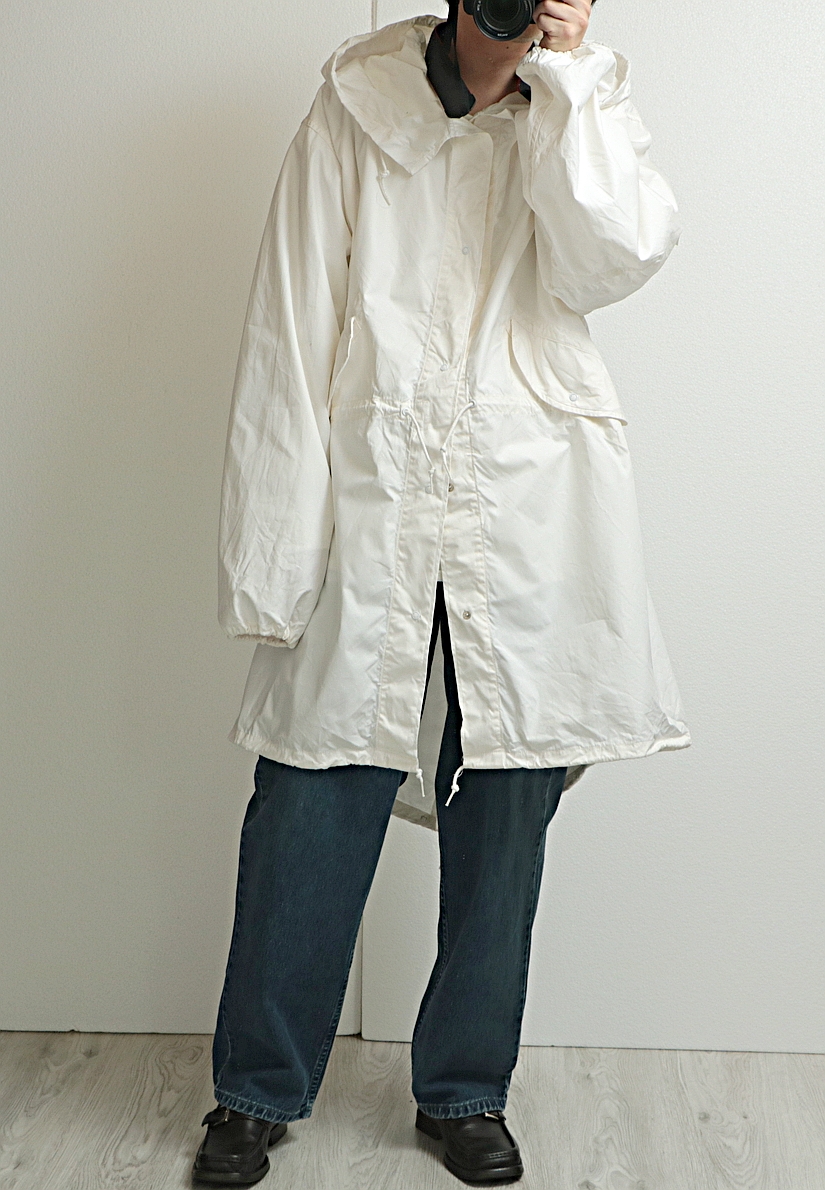 80s US ARMY ミリタリー スノーパーカー オーバー コート 古着 used