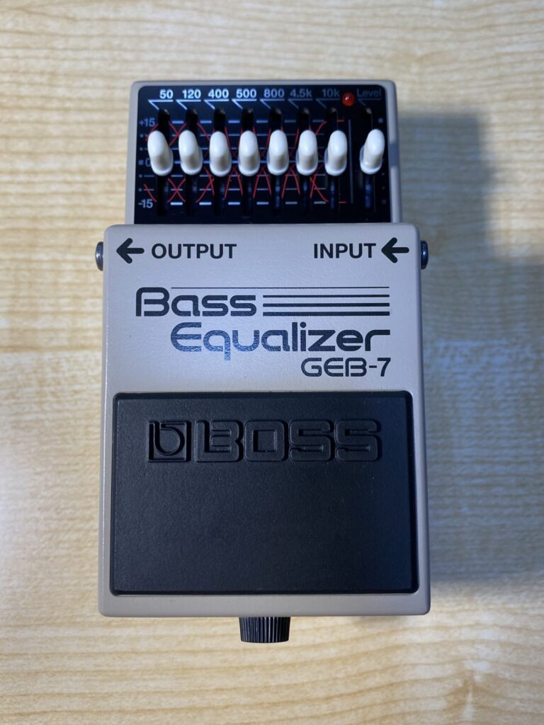 エフェクターレビュー【BOSS】GEB-7 Bass Equalizer | K・Iのベースを