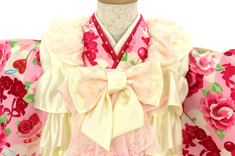 七五三レンタル｜三歳｜松田聖子さん プロデュース｜ピンク×クリーム