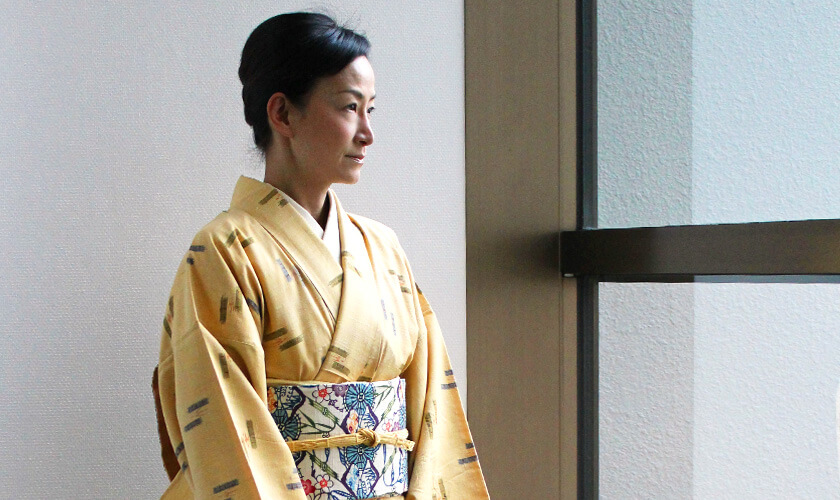 琉球紬と紅型帯【着物コーディネート⑧】