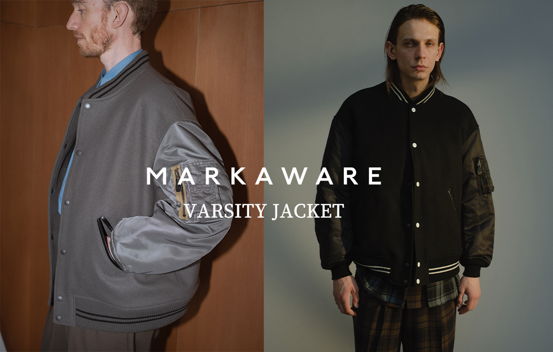 MARKAWARE (マーカウェア) 23AW/秋冬 スタジャンのご紹介
