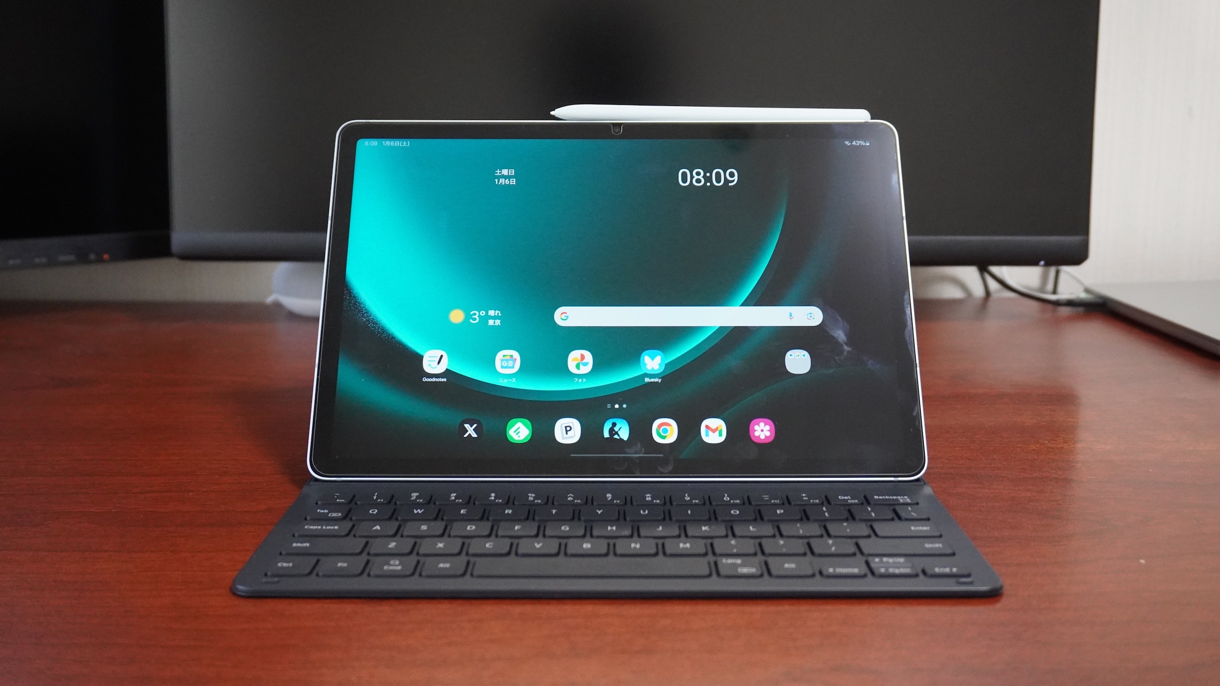 レビュー】「Galaxy Tab S9 FE」と「Book Cover Keyboard Slim