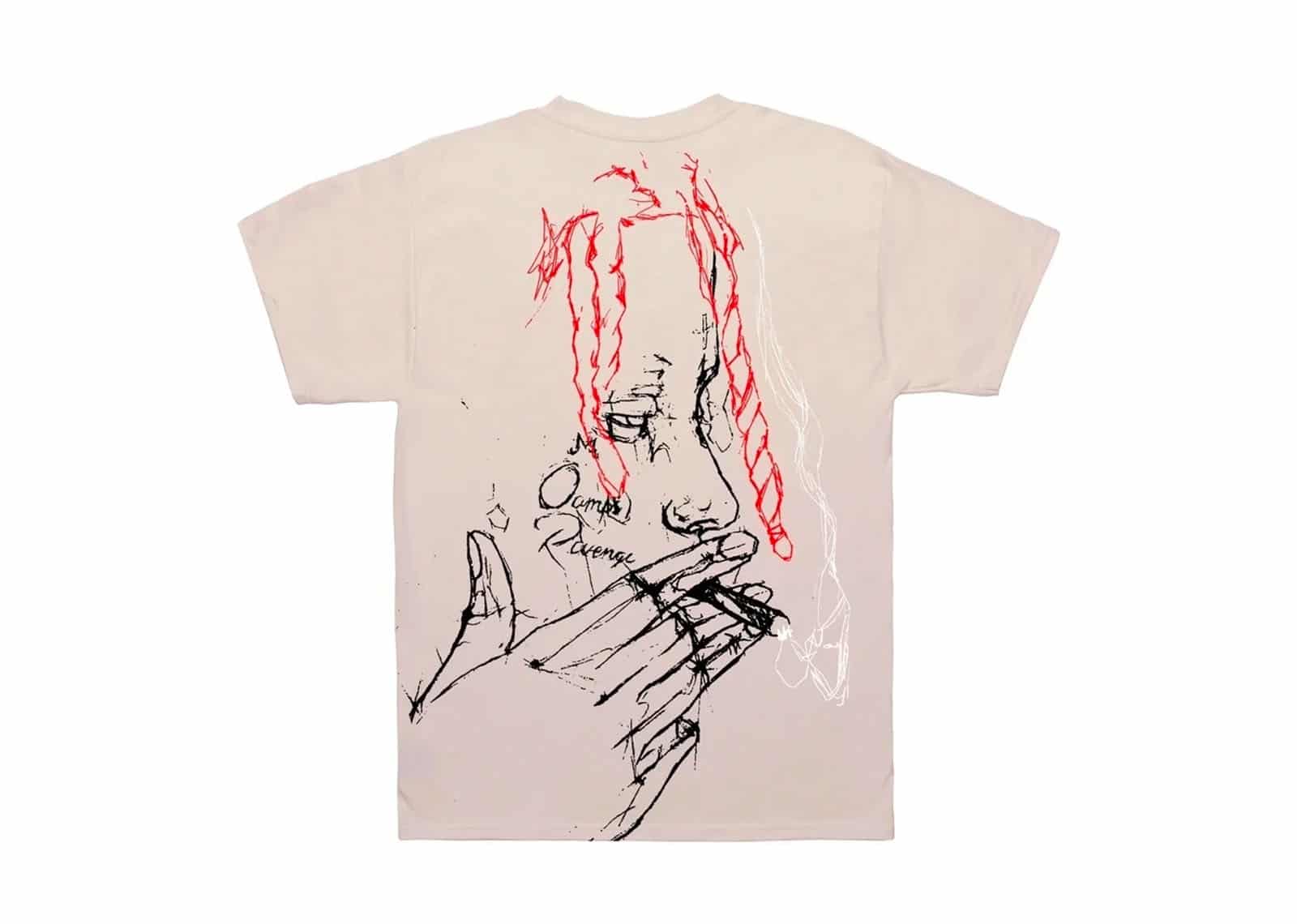 Buy Revenge x Trippie Redd Smoking Tee Cream Online in Australia