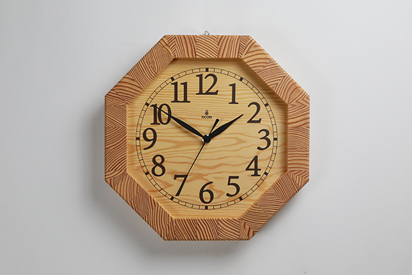 八角時計／商品一覧 | キコリ 手づくり時計工房【本店】｜壁掛け