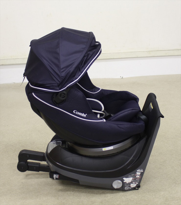 送料無料 美品 クルムーヴ ISOFIX Simplight シンプライト サファイア