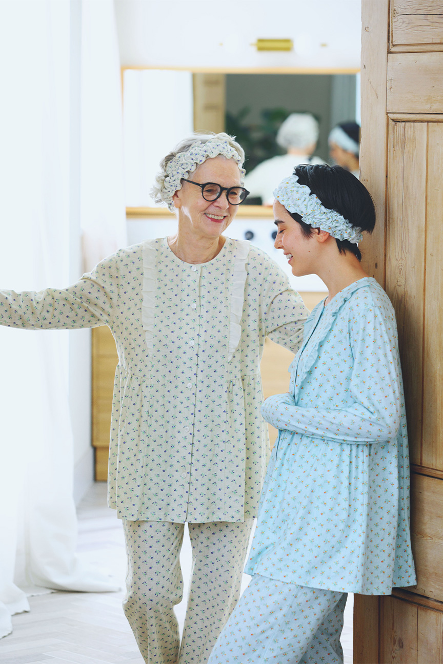 デニム柄×小花柄でおうち時間に華やぎを | KID BLUE（キッドブルー