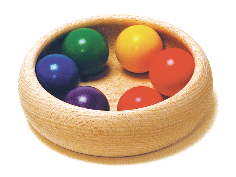 カラーボール（童具館） | 木のおもちゃと絵本 kikkireki
