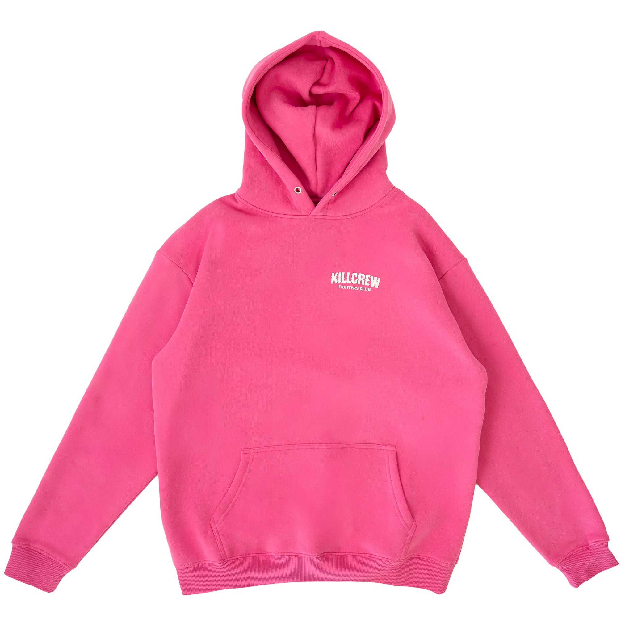 OVERSIZED LUX RIGOROUS TRAINING HOODIE - PINK / WHITE – Kill Crew
