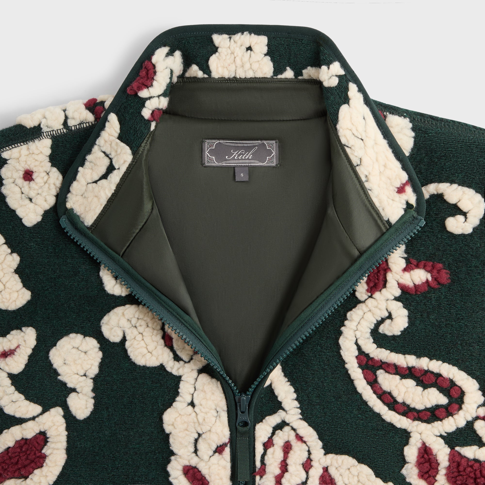 Kith Paisley Vine Sherpa Harper Jacket - Stadium