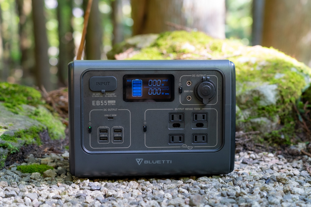 レビュー】ポータブル電源「BLUETTI EB55」良い点と注意点 | キャンプ
