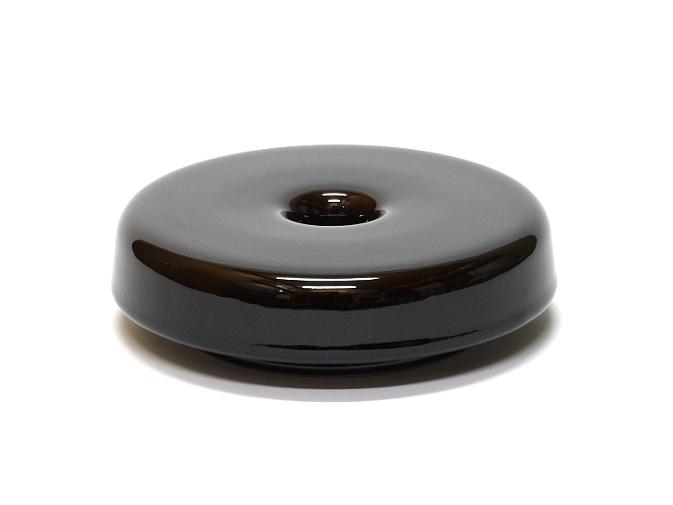 常滑焼 久松窯 オトシ蓋 1.8kg ブラック(天目釉) の通信販売 - 【常滑