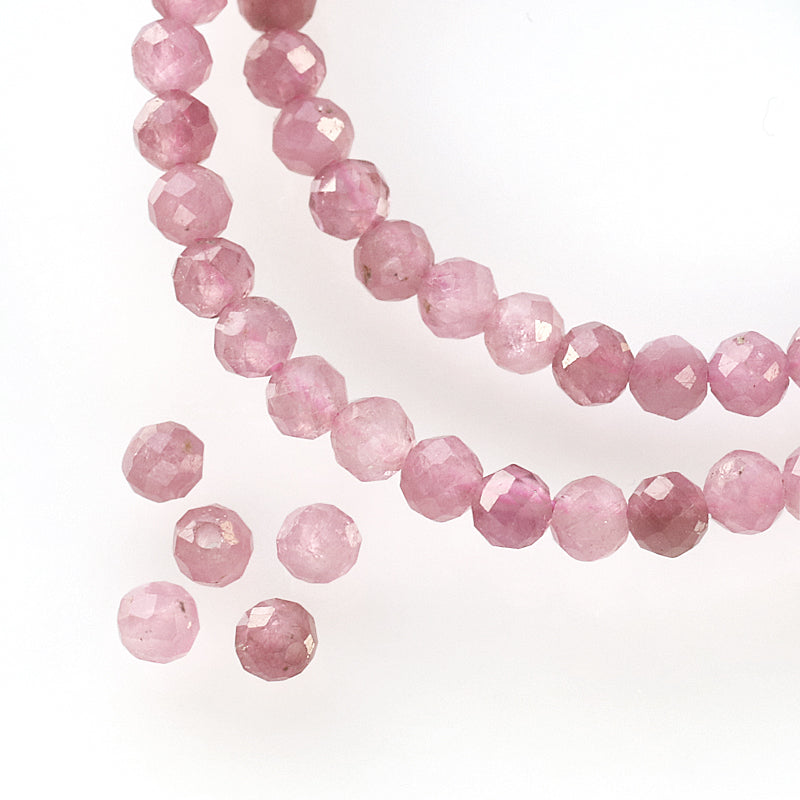 天然石 ラウンドカット ピンクトルマリン(天然) – 貴和製作所