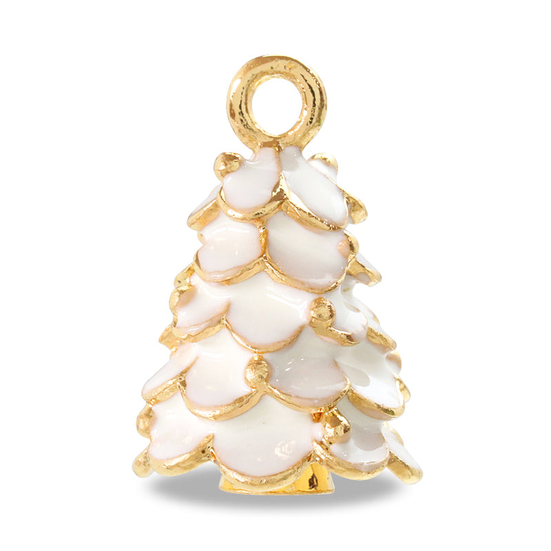 チャーム クリスマスツリー ホワイト/G – 貴和製作所オンラインストア