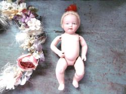 フランスアンティーク,ビスクドール,ベビー,赤ちゃん