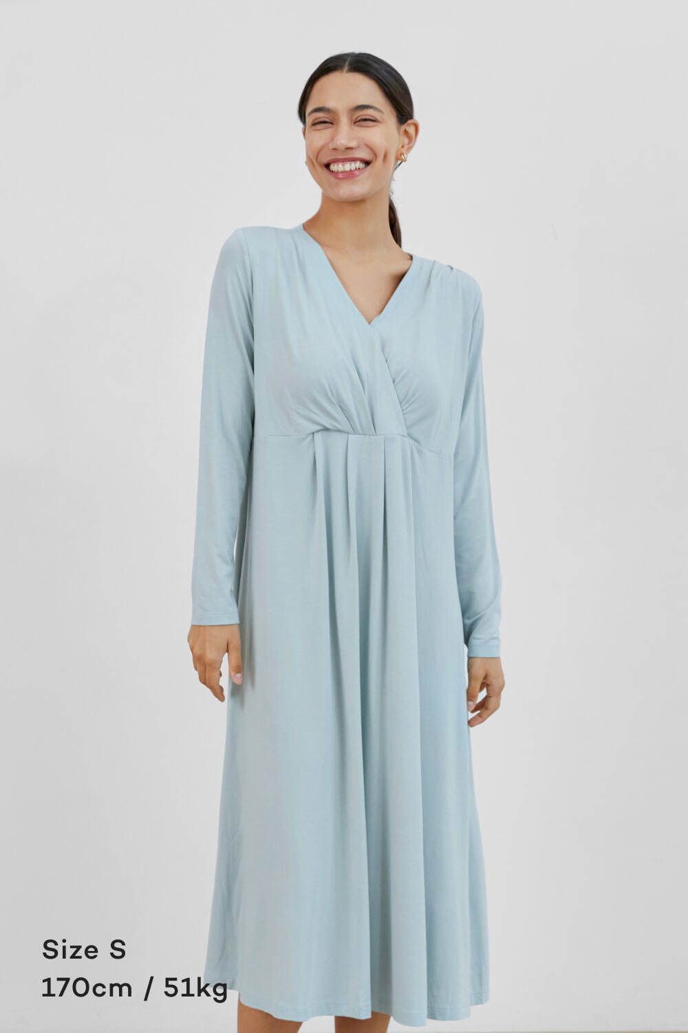 SUPERFINE モダールフレアラップワンピース | Konny – コニー | Konny