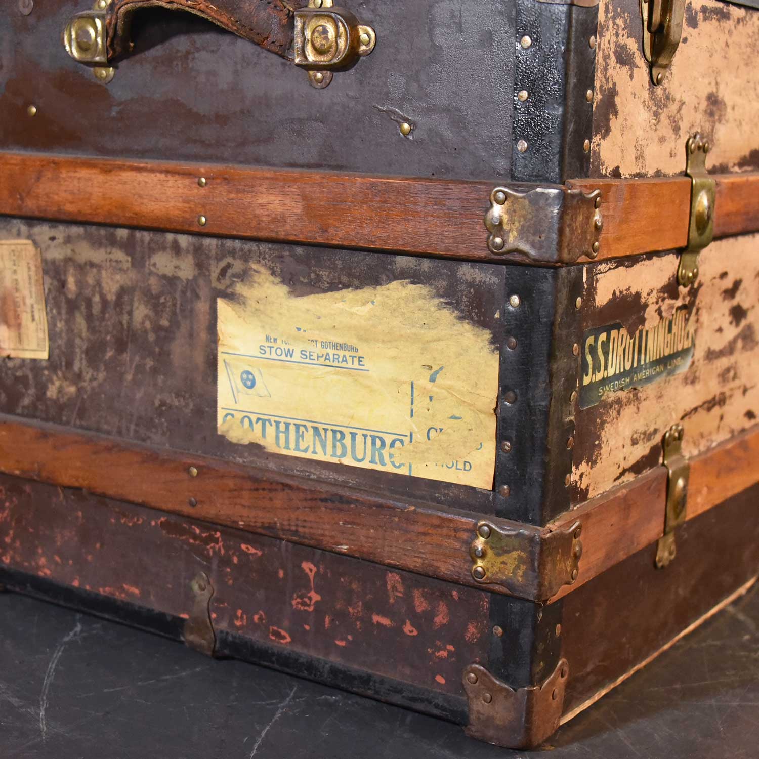1910's 大型トランク 船舶用トランク .TR-36 – 神戸アンティークウェア