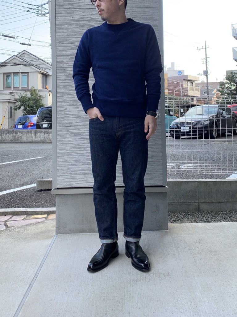 ループウィラー×ビームス別注「ネイビースウェット」をZOZOで購入