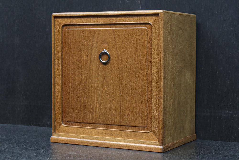 穏やかな杢目で上品な面持ちある慳貪戸の器局(共箱付き) DC7612 在庫1