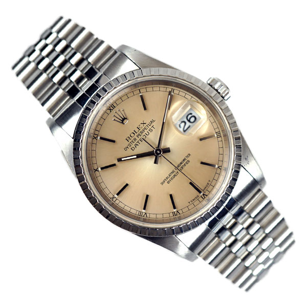 ROLEX ロレックス デイトジャスト OH 磨き上げ済 16220 T番 エンジン